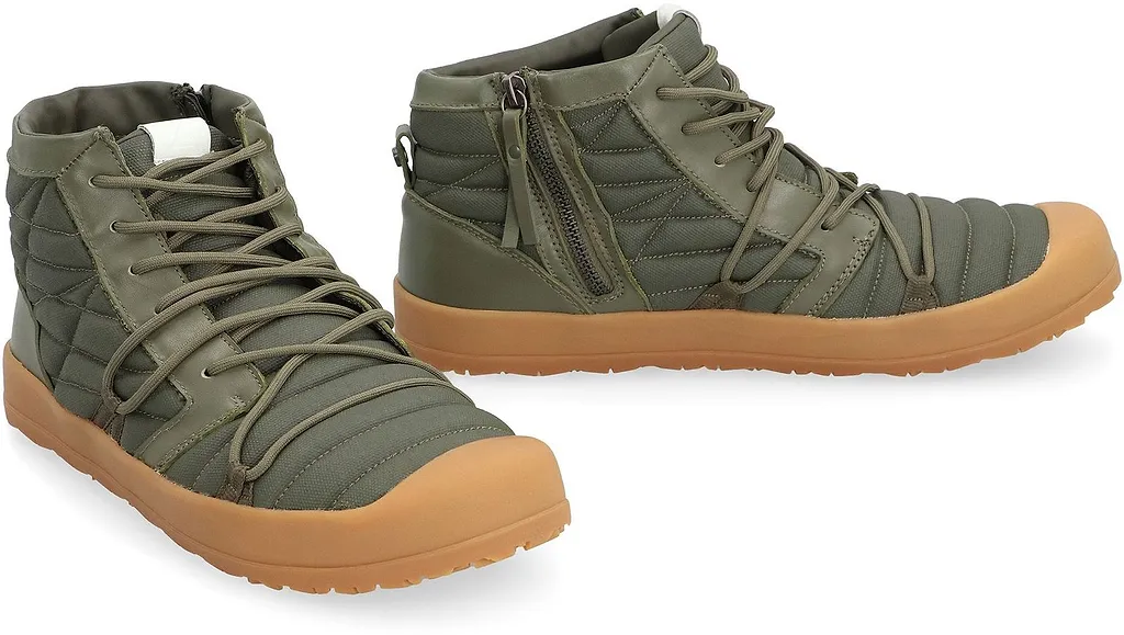 Volta Quilted Zip High-Top Sneakers