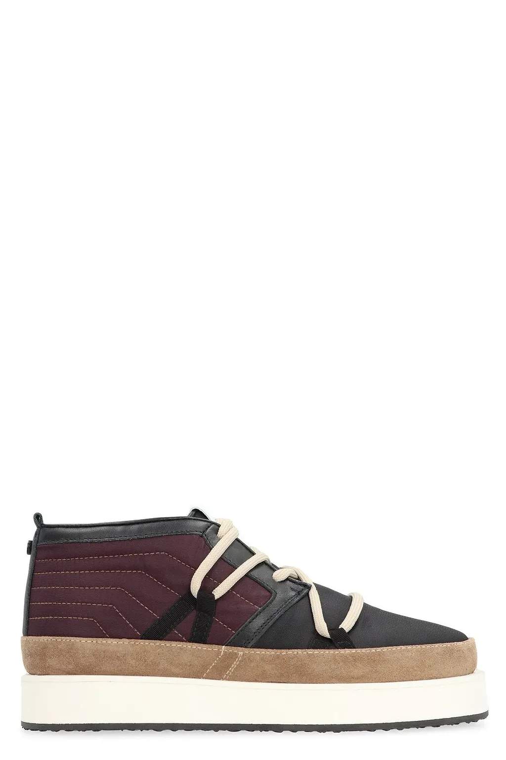 Volta Quilted Platform High-Top Sneakers