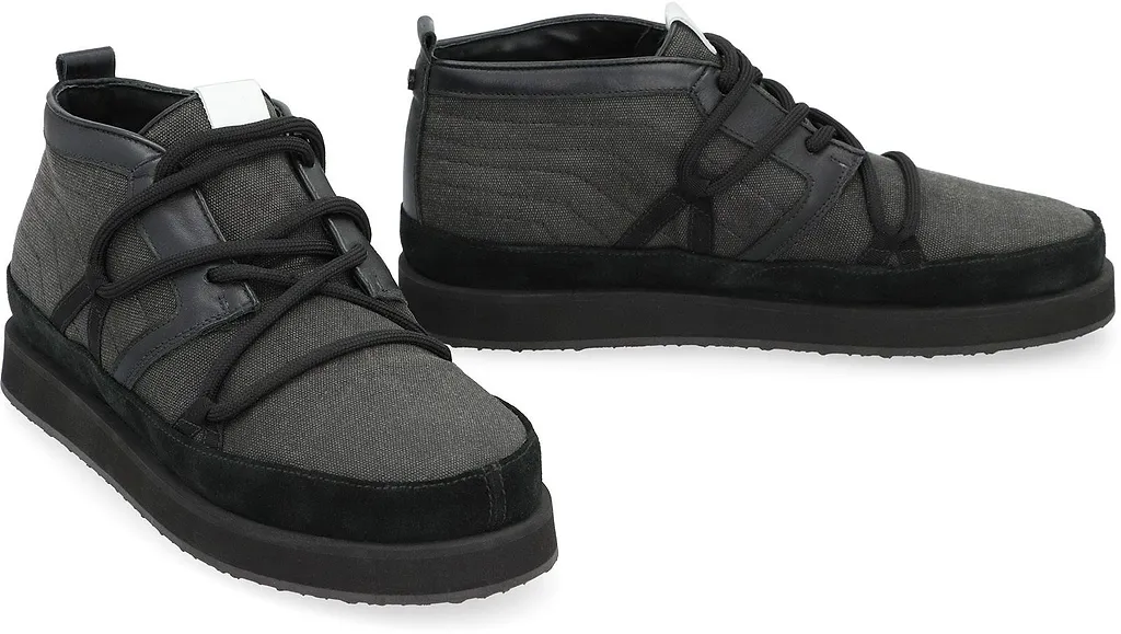 Volta Quilted Mid-Top High-Top Sneakers