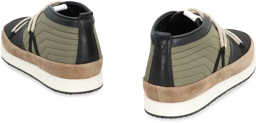Volta Quilted Mid High-Top Sneakers