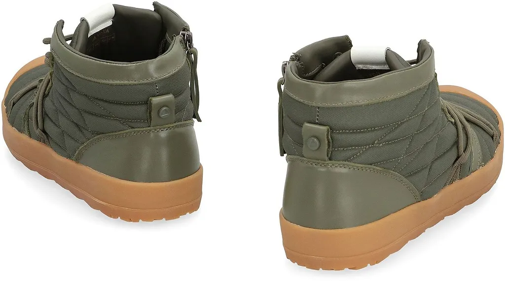 Volta Quilted Zip High-Top Sneakers