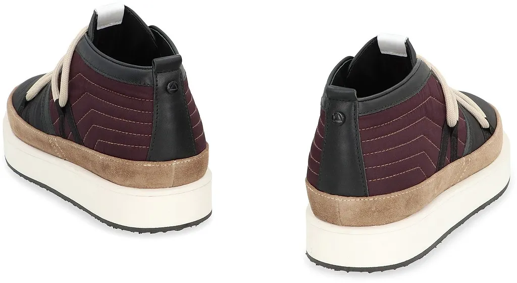 Volta Quilted Platform High-Top Sneakers