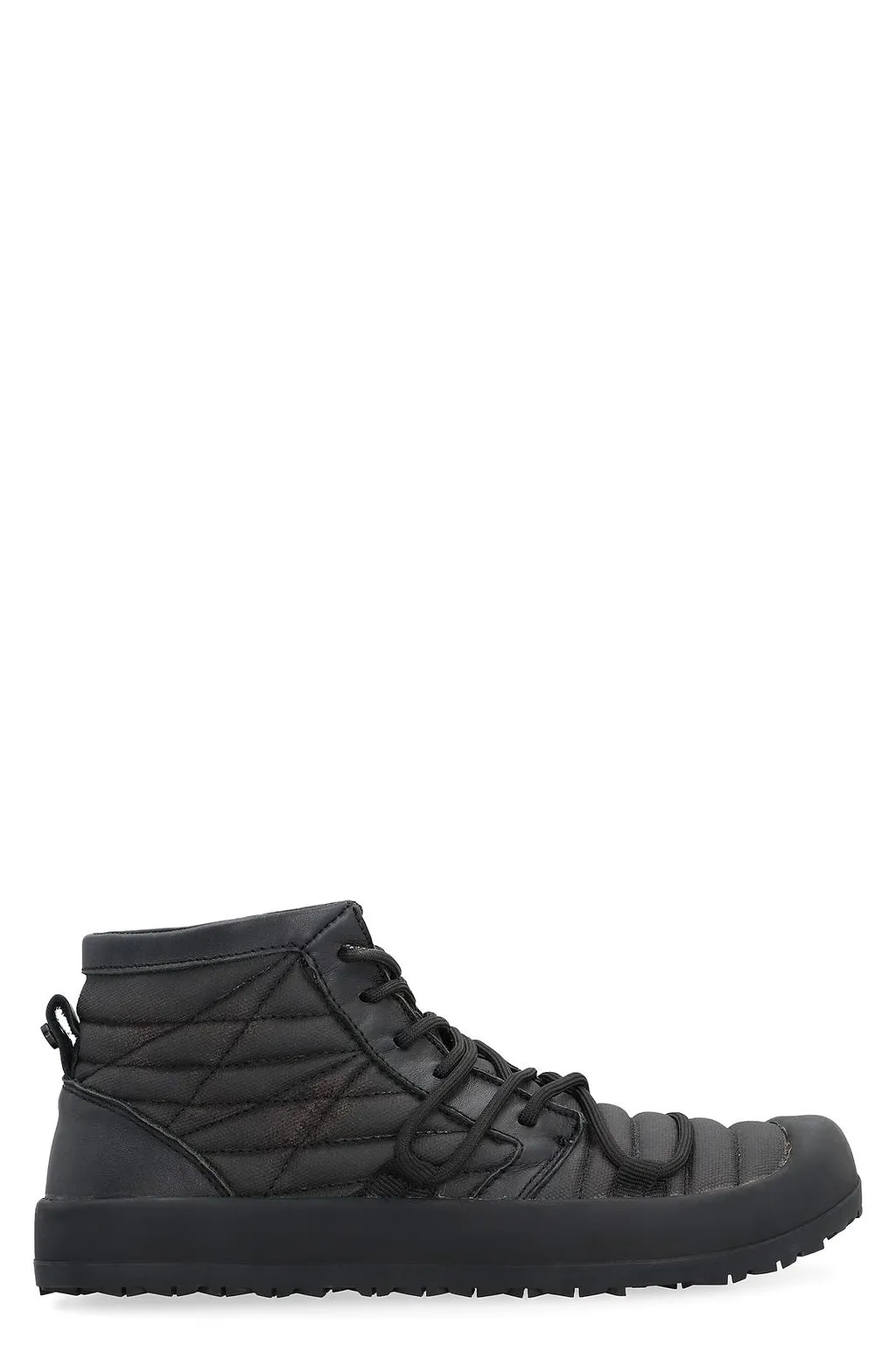 Volta Quilted Zipped High-Top Sneakers