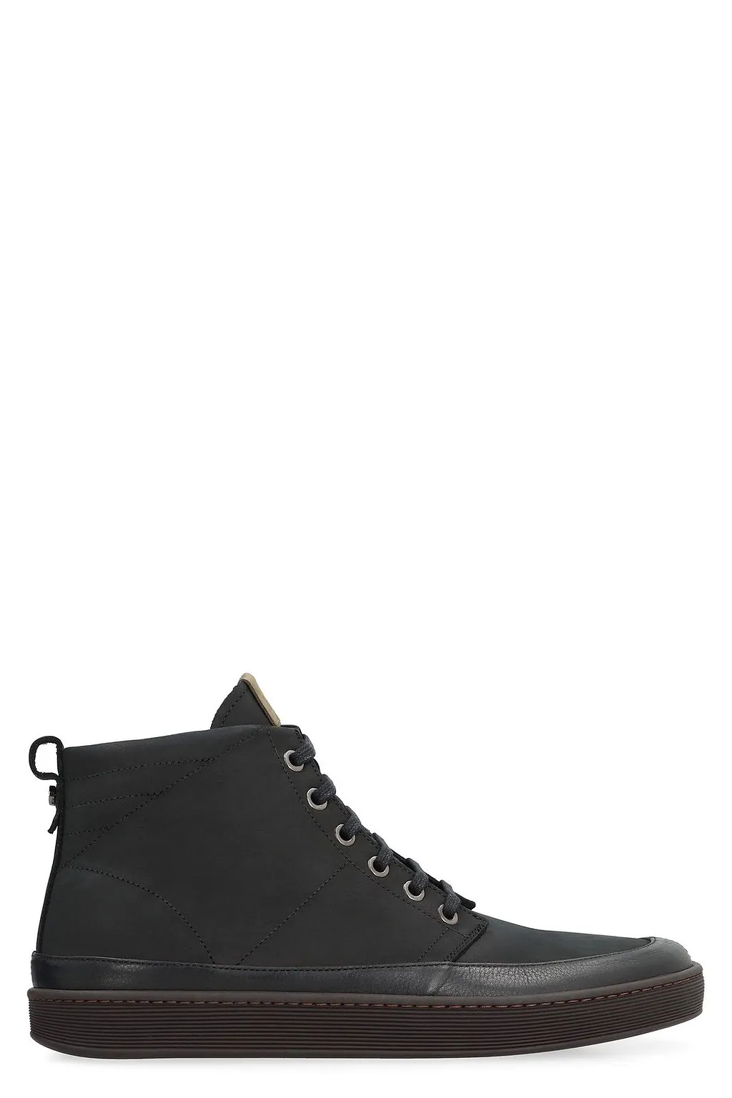 Volta Round Toe High-Top Sneakers
