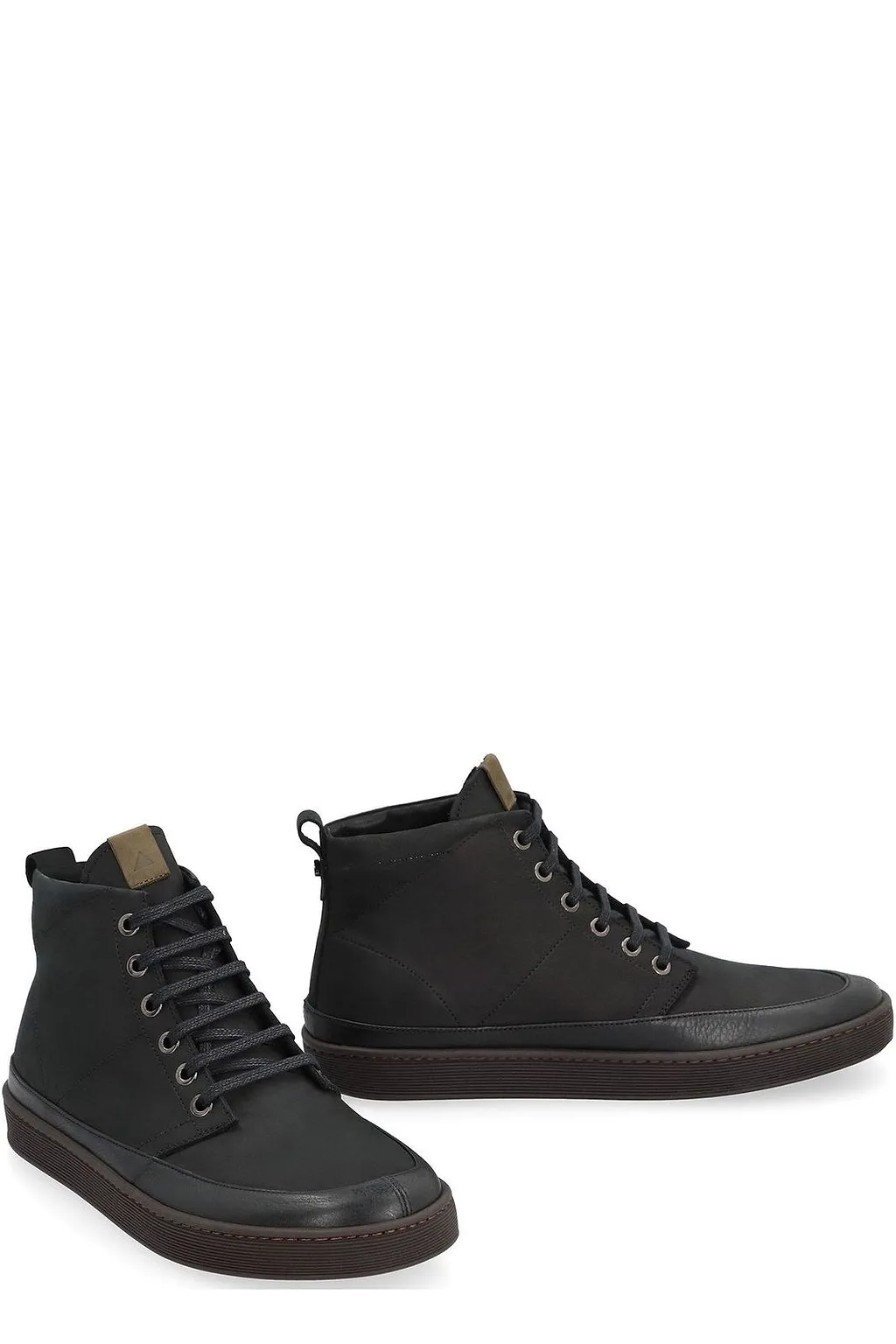 Volta Round Toe High-Top Sneakers