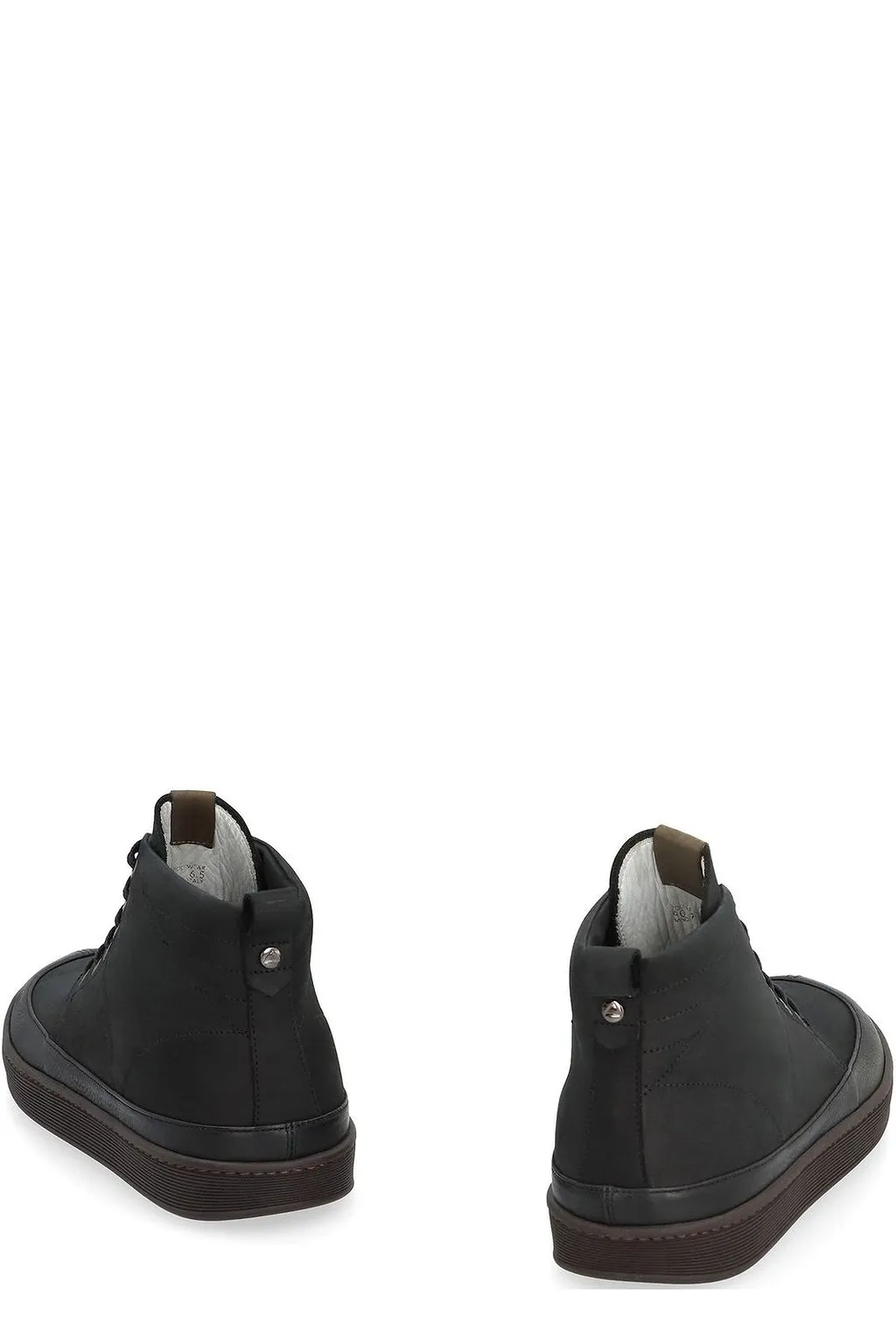 Volta Round Toe High-Top Sneakers