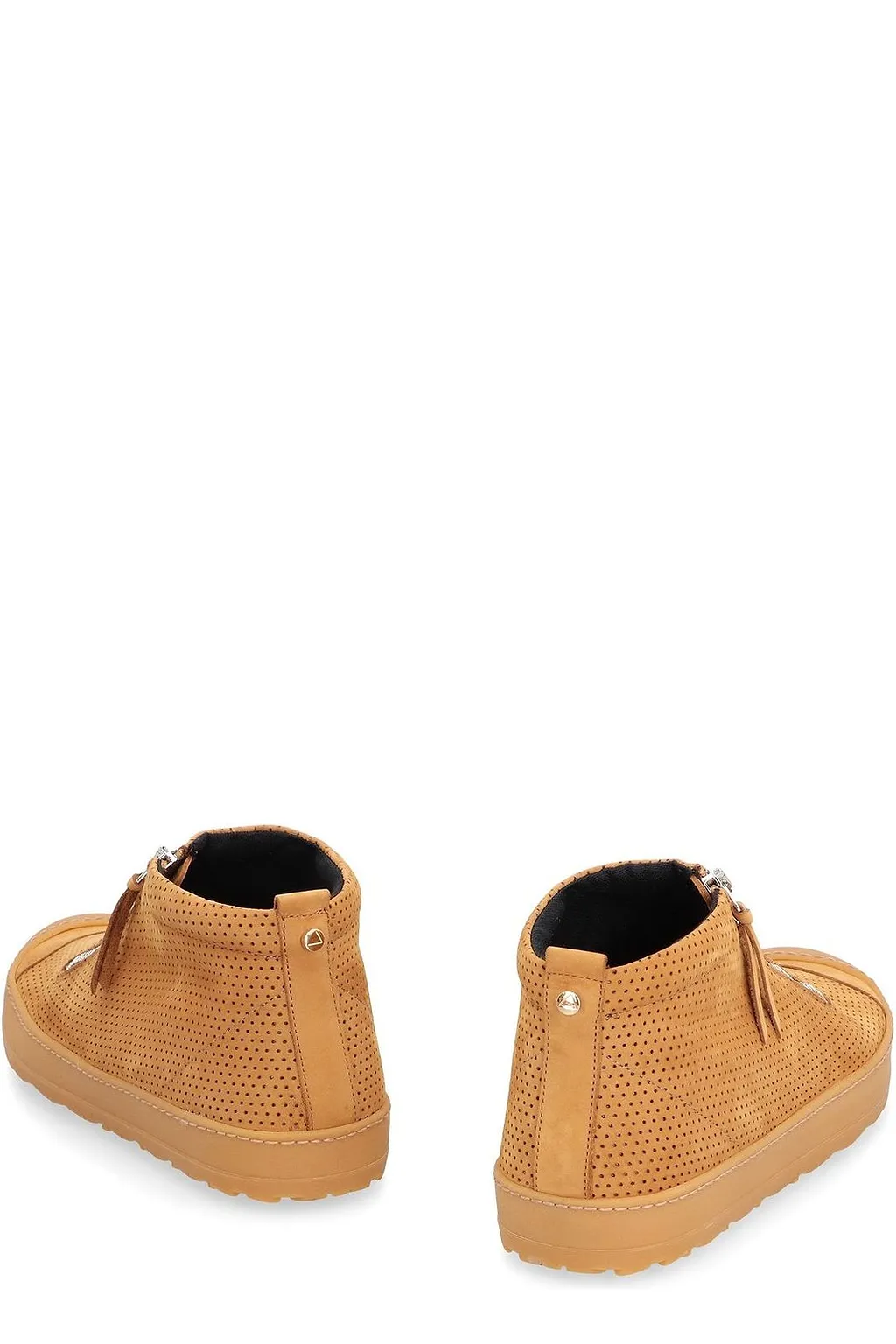 Volta Round Toe Zip-Up Sneakers