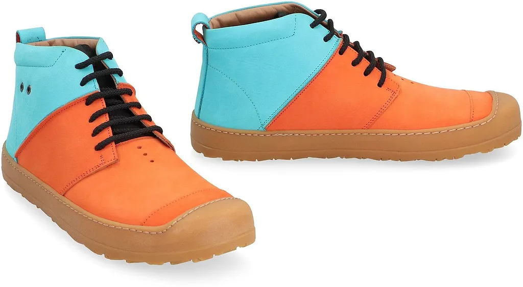 Volta Suede Mid Top High-Top Sneakers