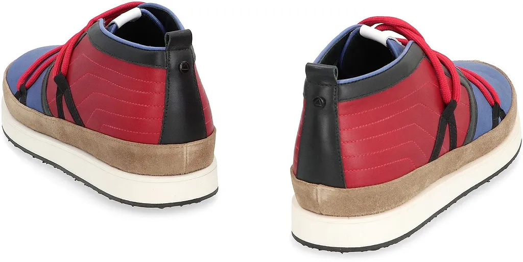Volta Vibram Lace-Up High-Top Sneakers