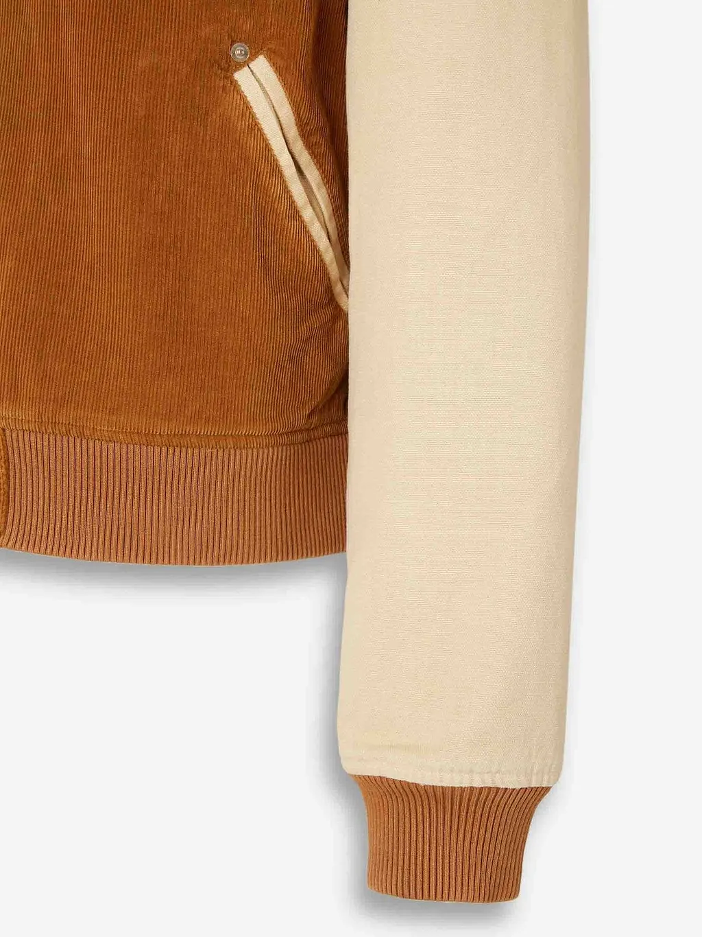 Wales Bonner Contrast-Sleeve Corduroy Jacket