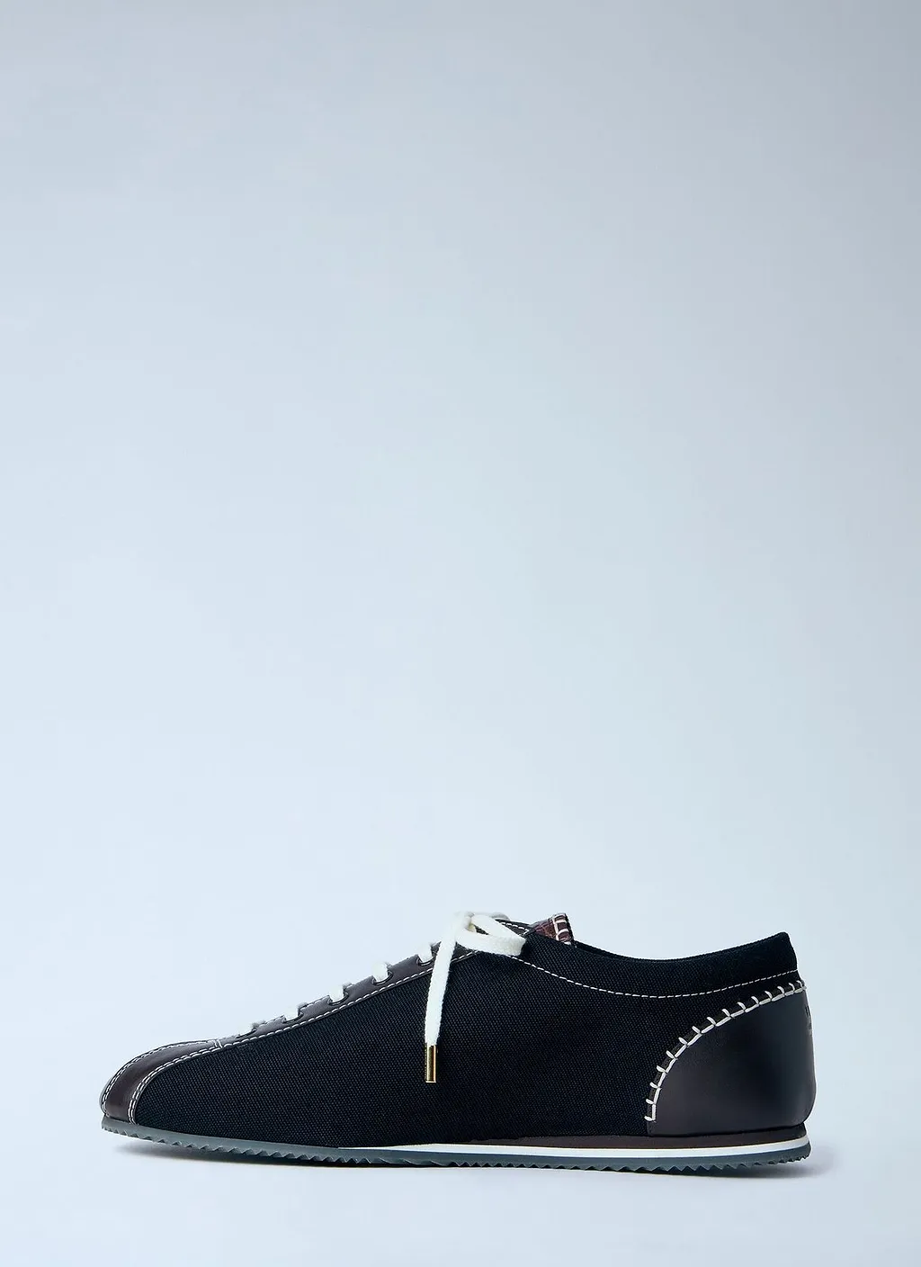Wales Bonner Paris Contrast-Stitch Low-Top Sneakers