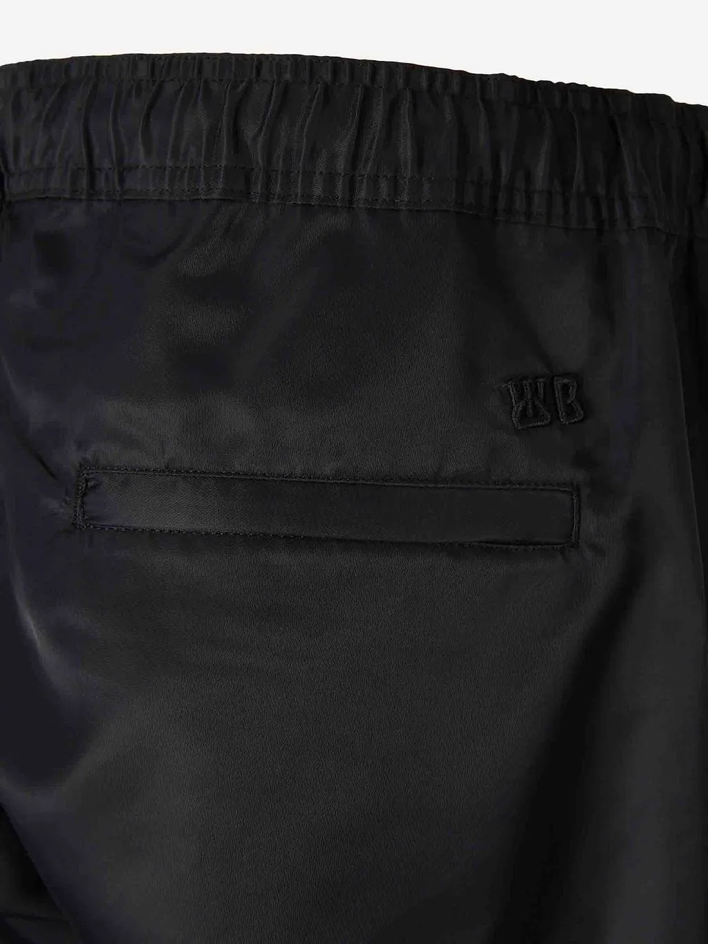 Wales Bonner Satin Snap-Hem Joggers