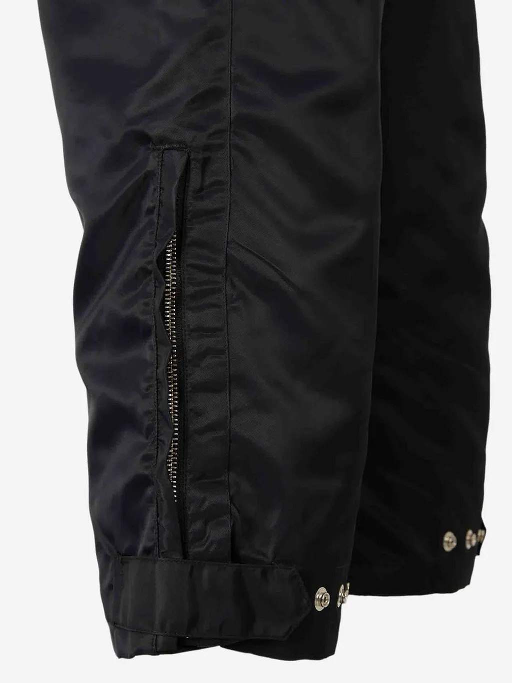 Wales Bonner Satin Snap-Hem Joggers