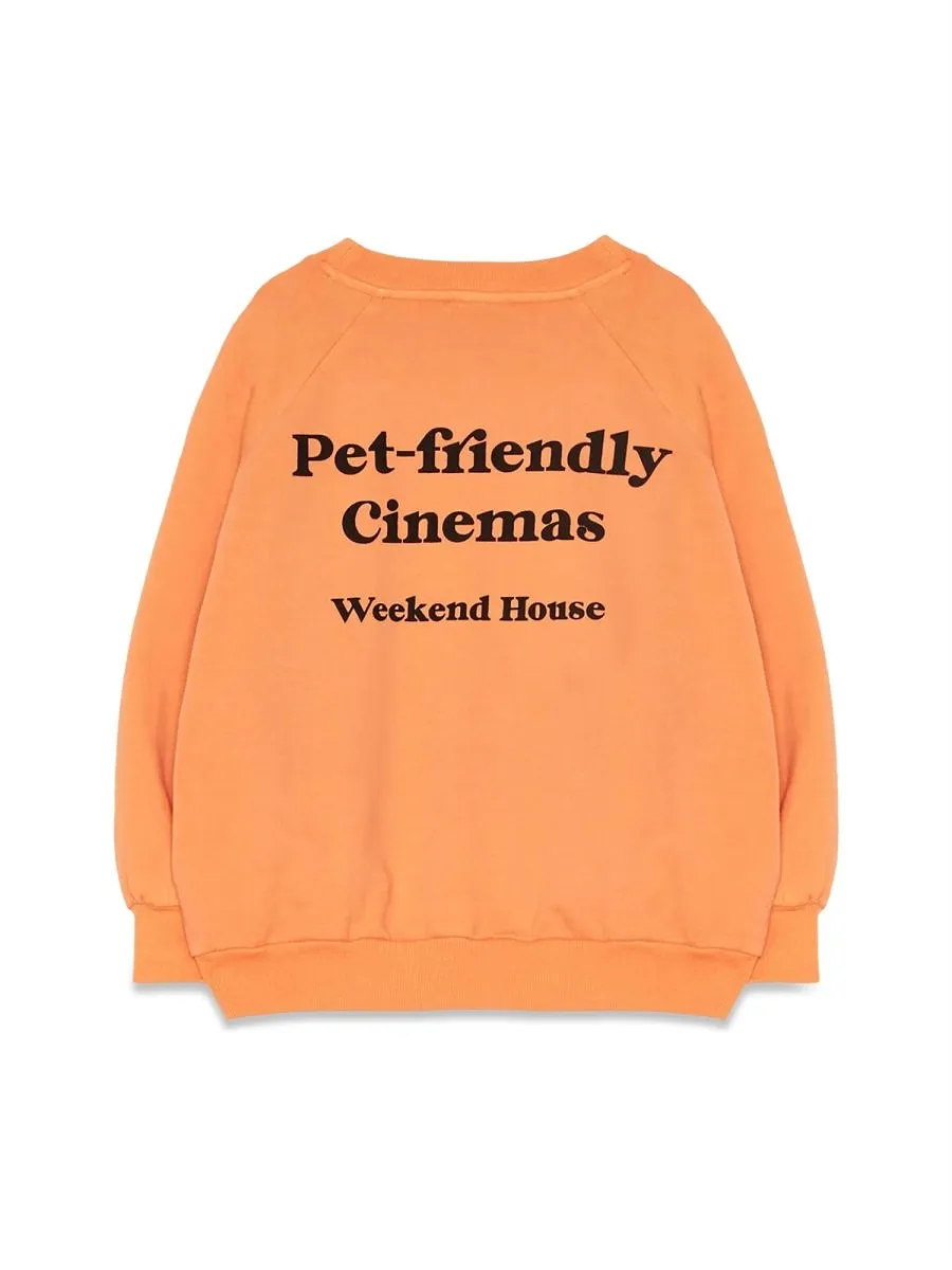 Weekend House Kids Dog Print Sweatshirt