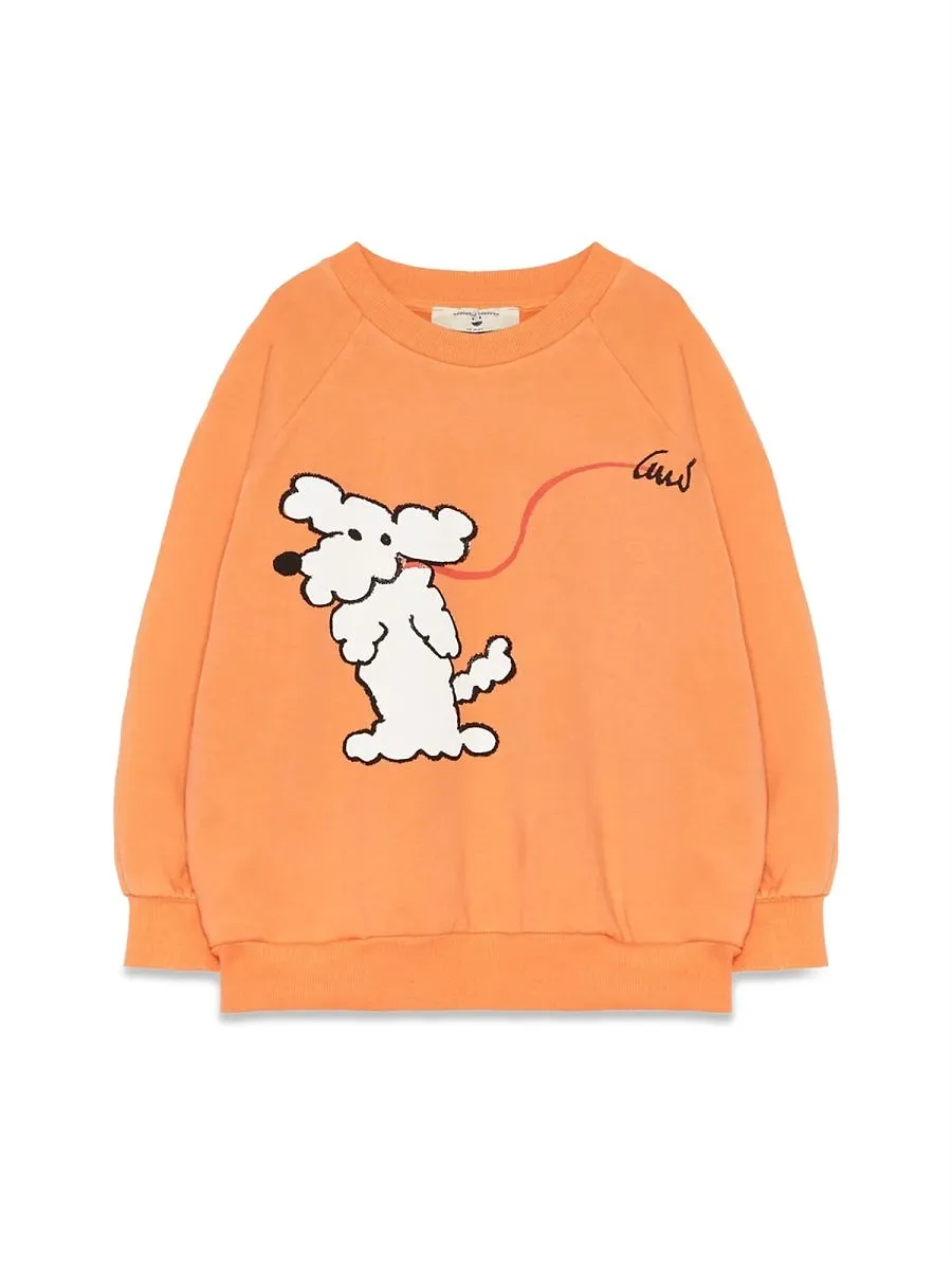 Weekend House Kids Dog Print Sweatshirt