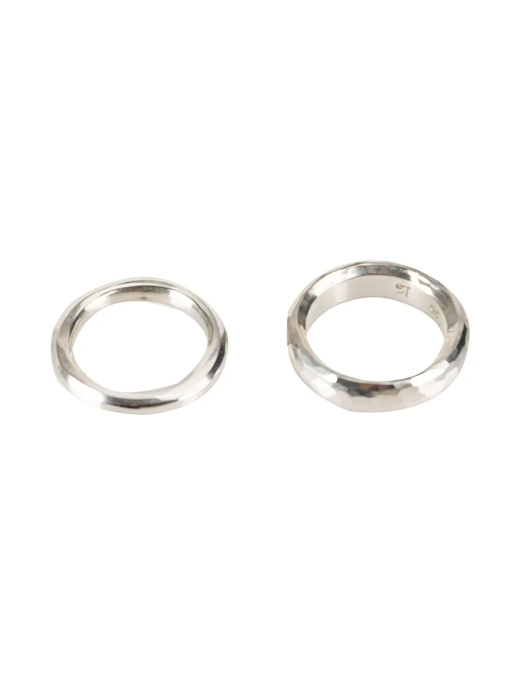 Werkstatt:MÜNchen Hammered 4 Combination Rings
