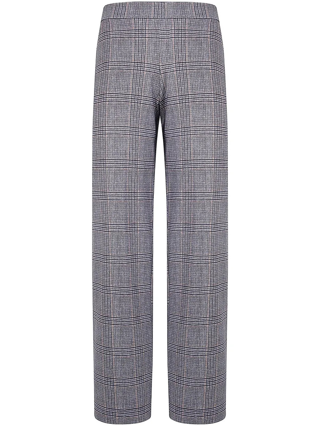 Why Ci Checked Wide-Leg Pants