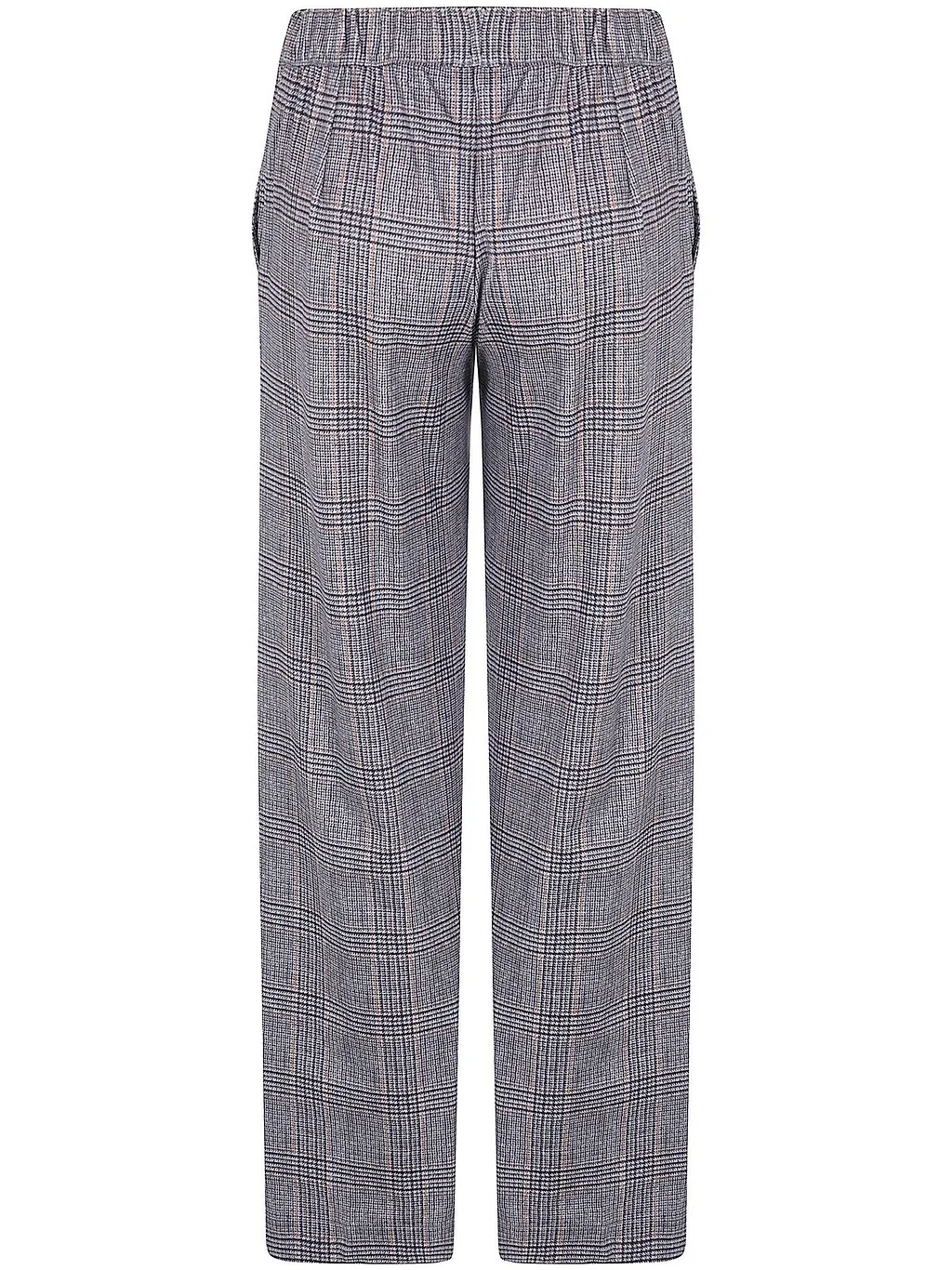 Why Ci Checked Wide-Leg Pants