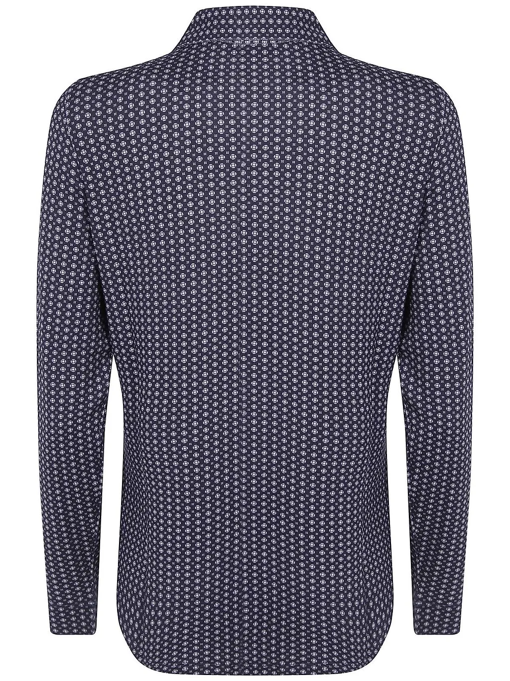 Why Ci Geometric Print Button Shirt