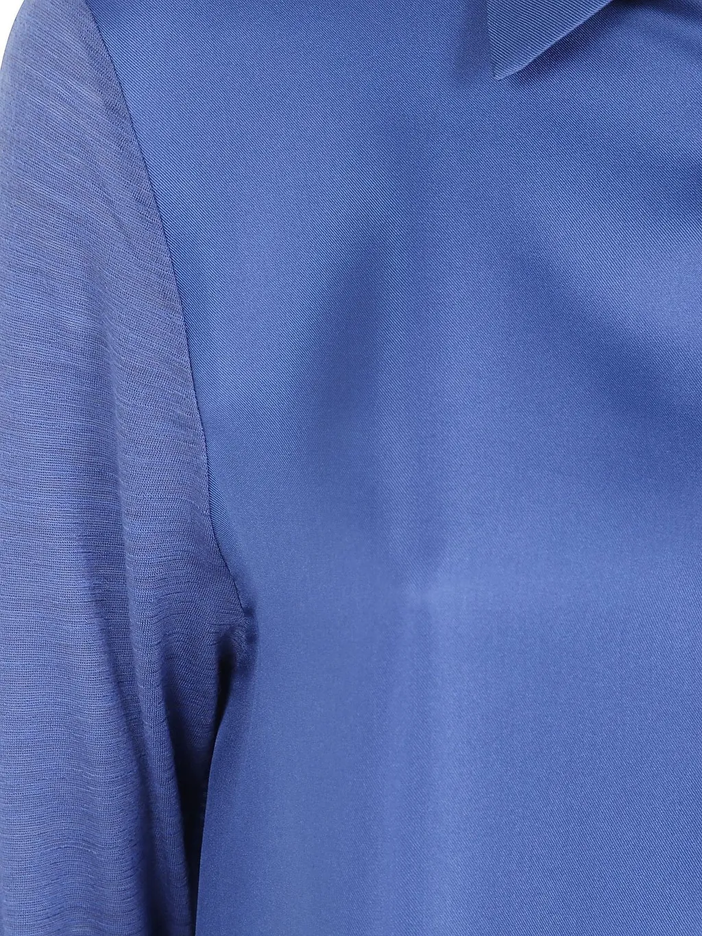 Why Ci Sheer Panel Button-Up Shirt