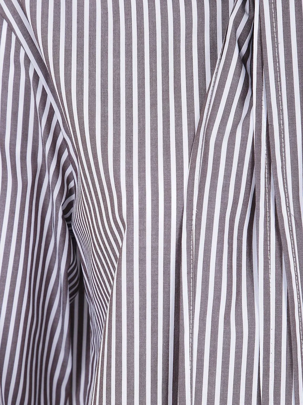 Why Ci Oversized Striped Tie-Neck Top