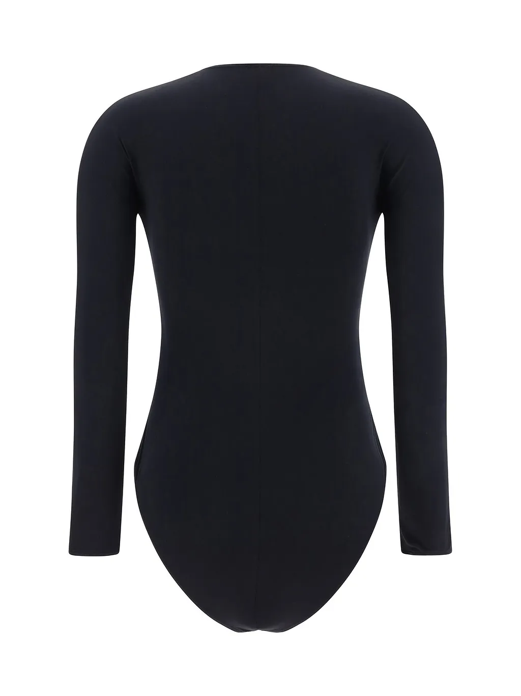 Wolford Long-Sleeved V-Neck Stretch Bodysuit