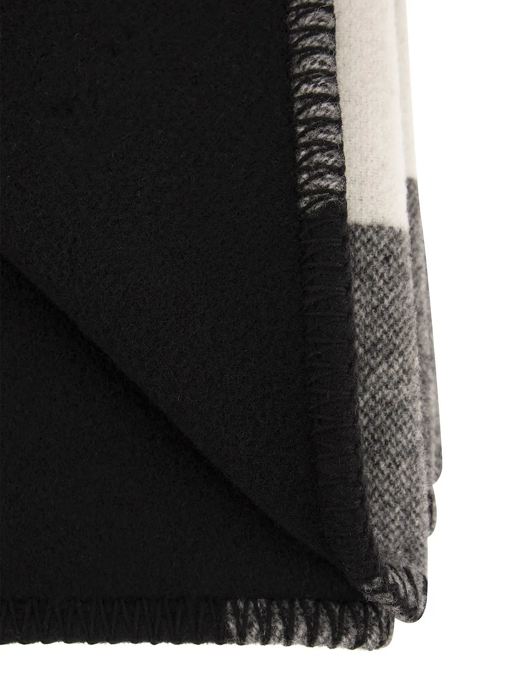 Woolrich Checked Knit Scarf