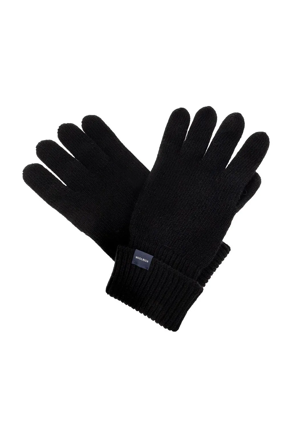 Woolrich Logo Patch Knit Gloves