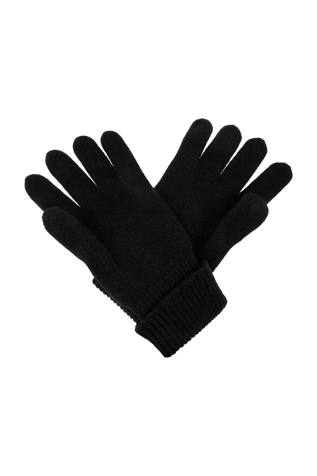 Woolrich Logo Patch Knit Gloves