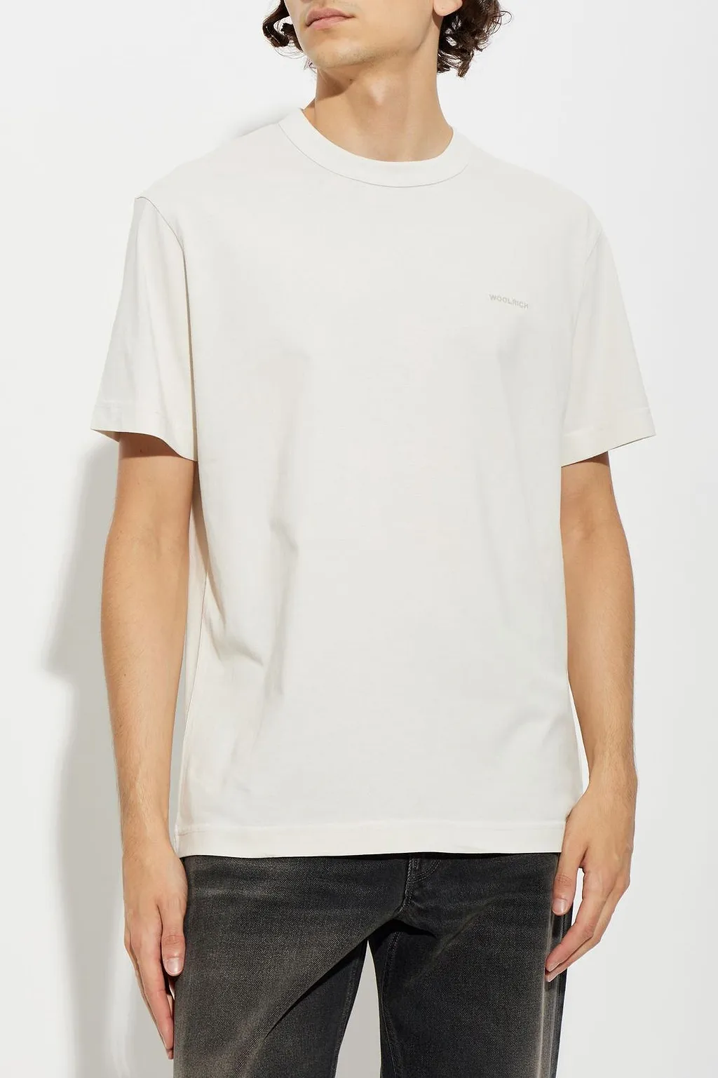 Woolrich Logo Embroidered T-Shirt