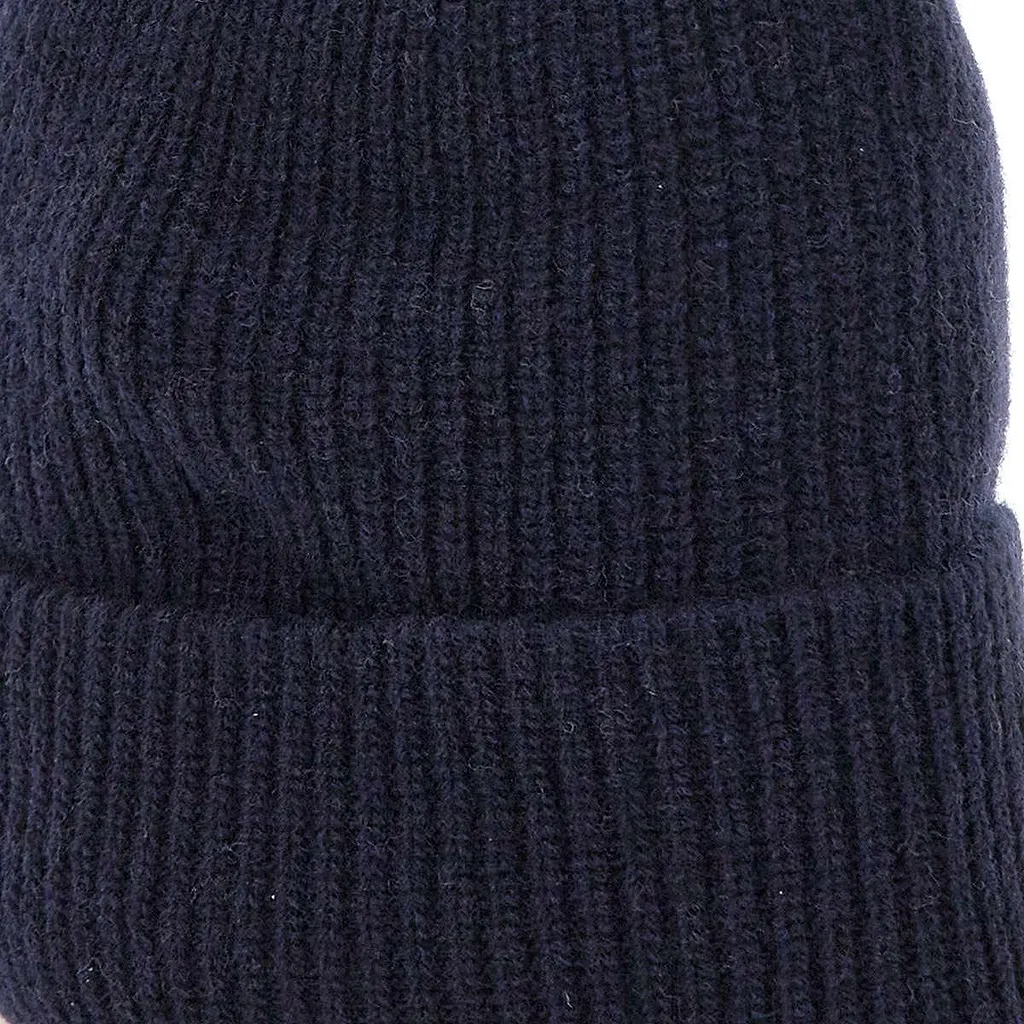 Woolrich Logo Patch Knitted Beanie