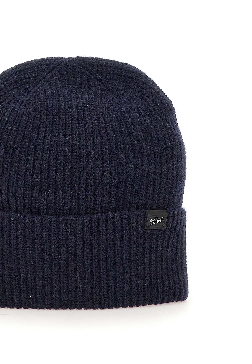 Woolrich Logo Patch Knitted Beanie