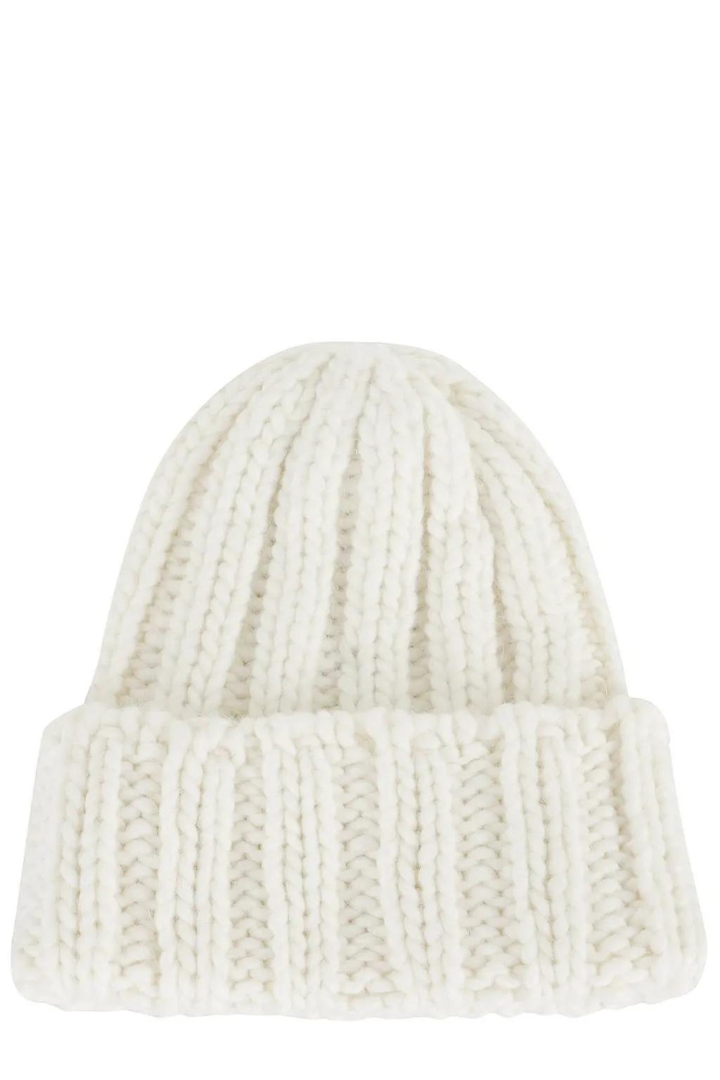 Woolrich Logo Patch Turn-Up Hem Beanie