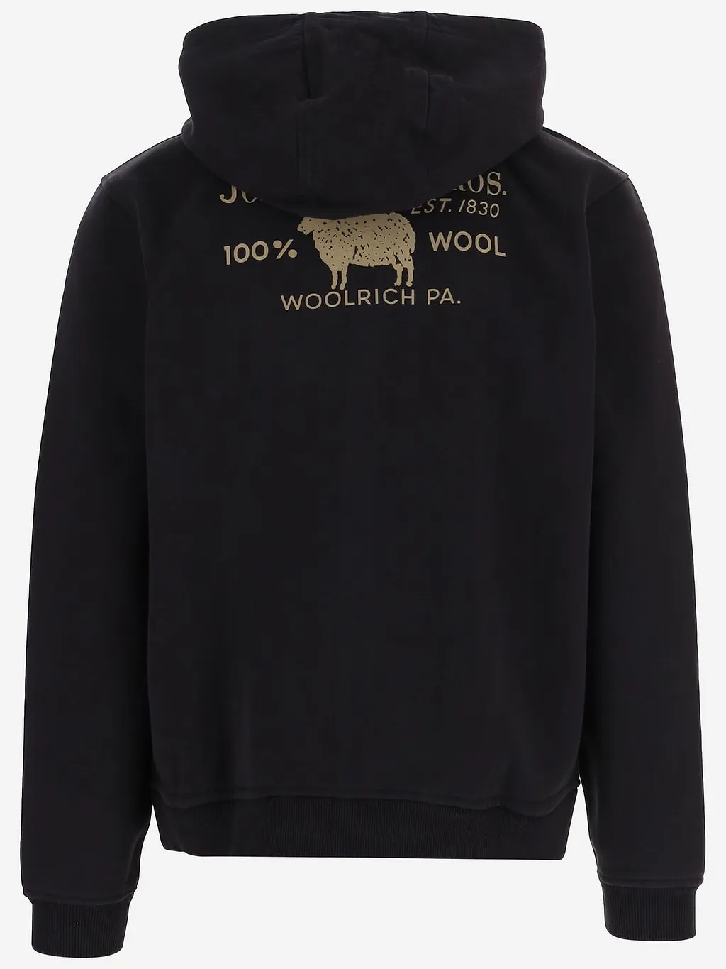 Woolrich Logo Zip-Up Hoodie