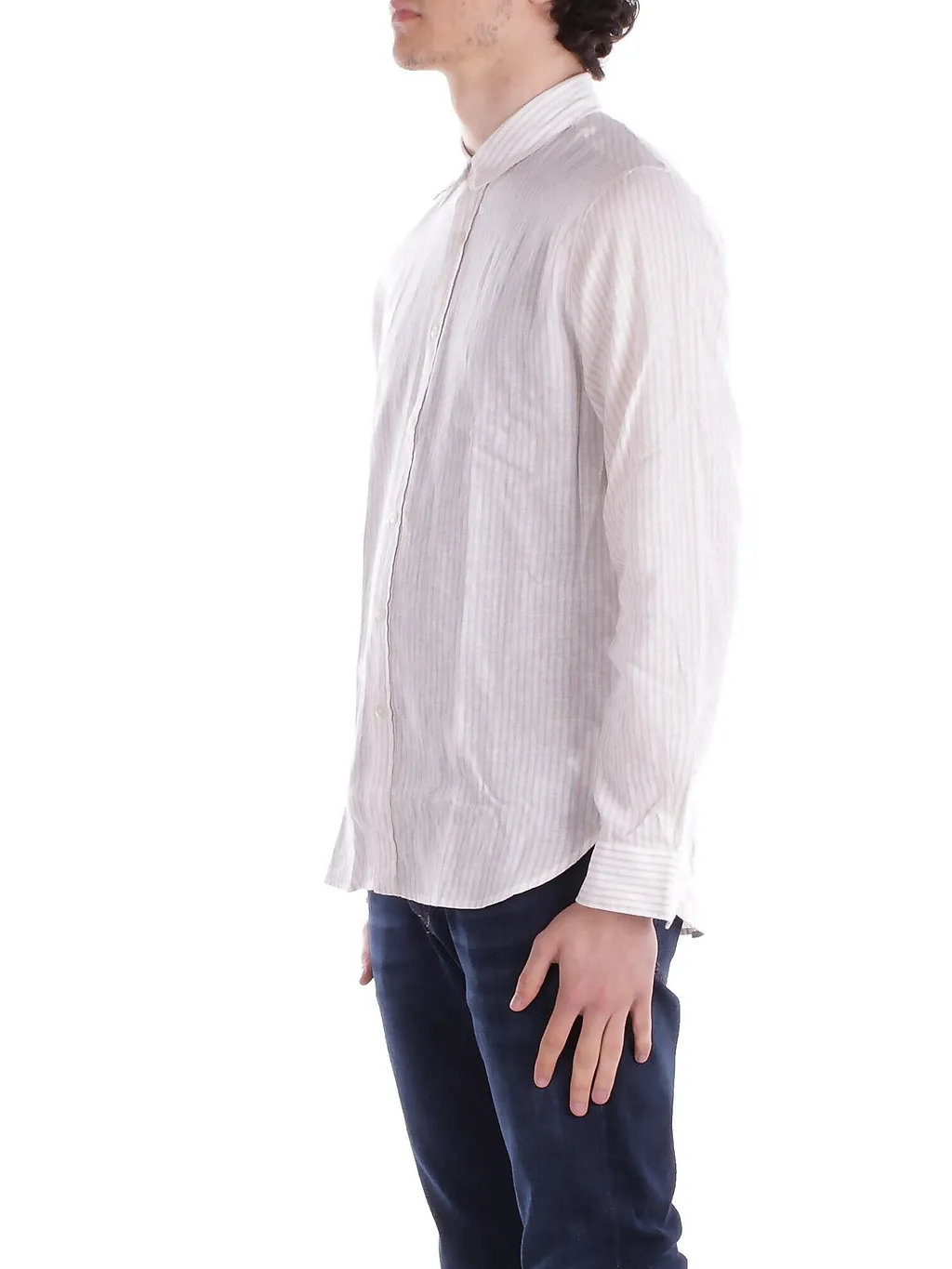 Woolrich Long Sleeved Striped Shirt