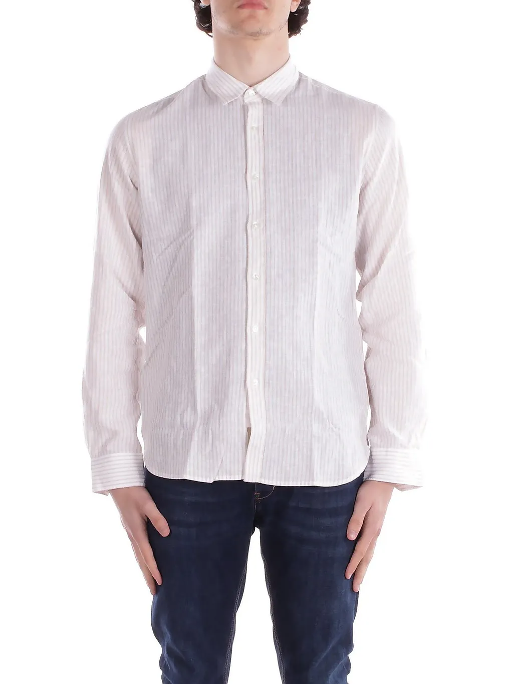 Woolrich Long Sleeved Striped Shirt