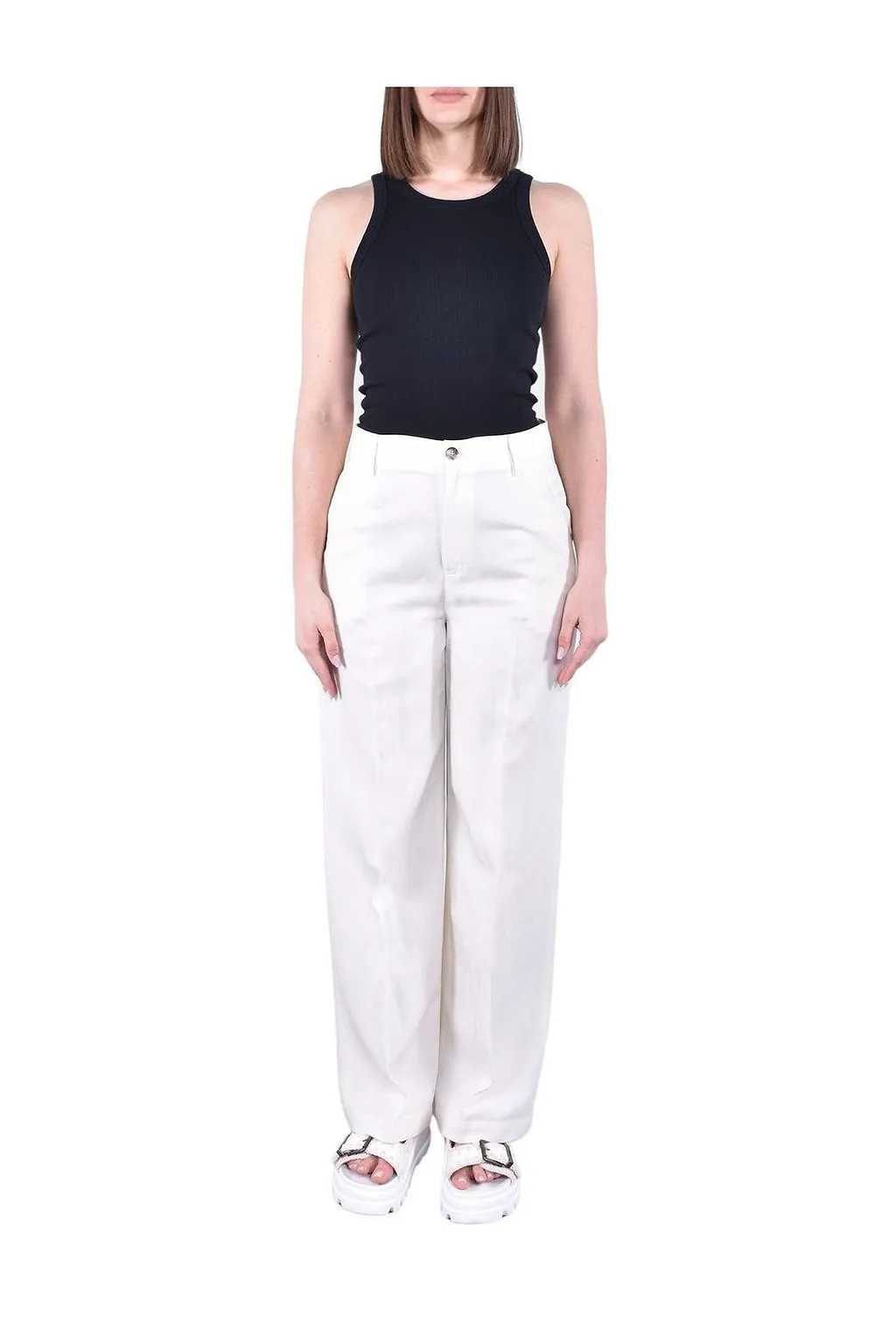 Woolrich Pleated Straight Leg Pants