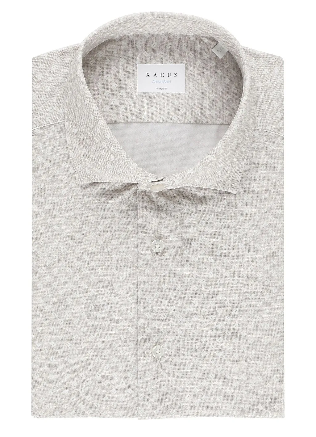 Xacus Geometric Print Shirt