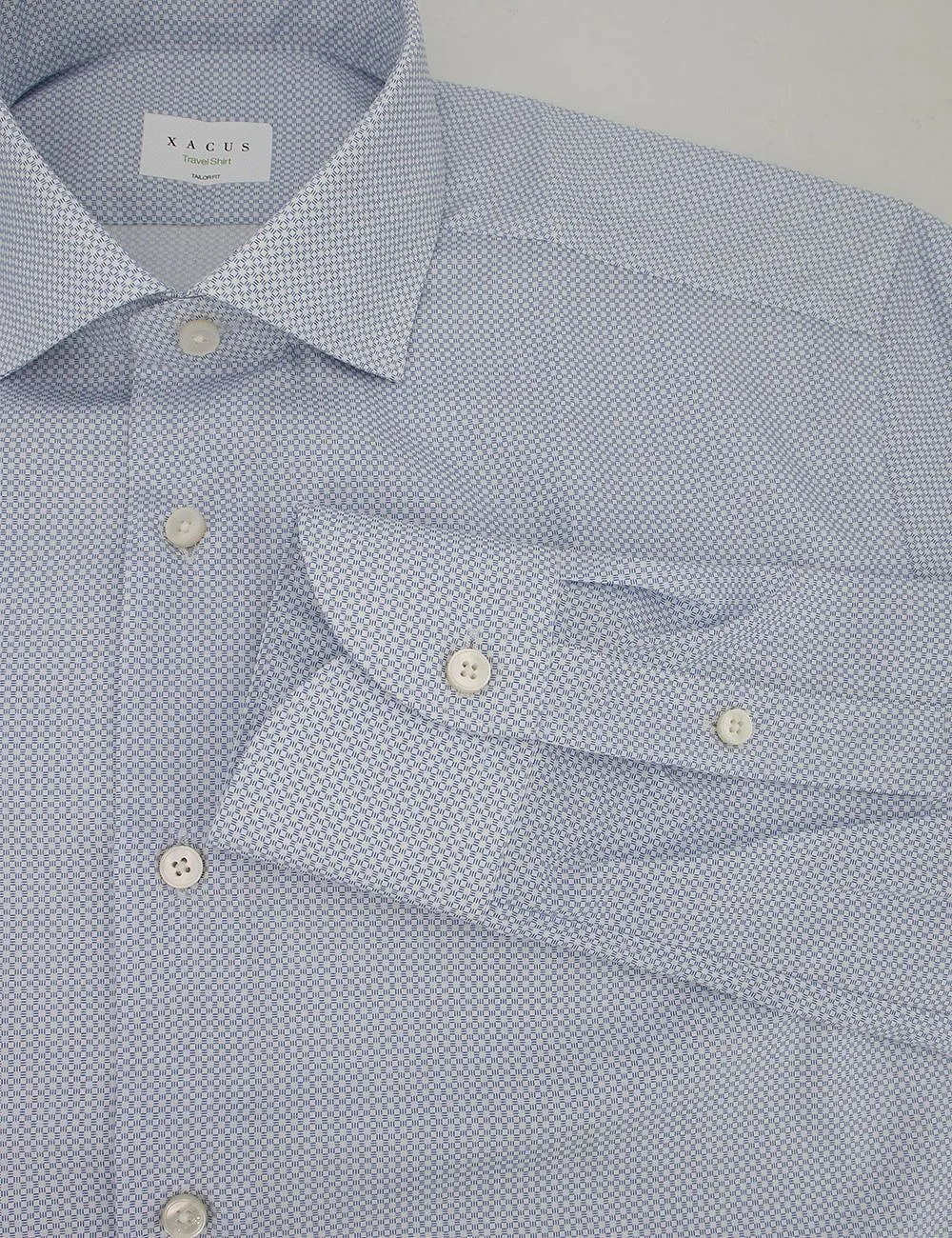 Xacus Micro Pattern Long Sleeve Shirt