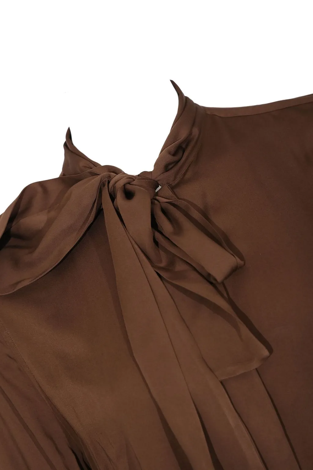 Xacus Paloma Tie-Neck Blouse