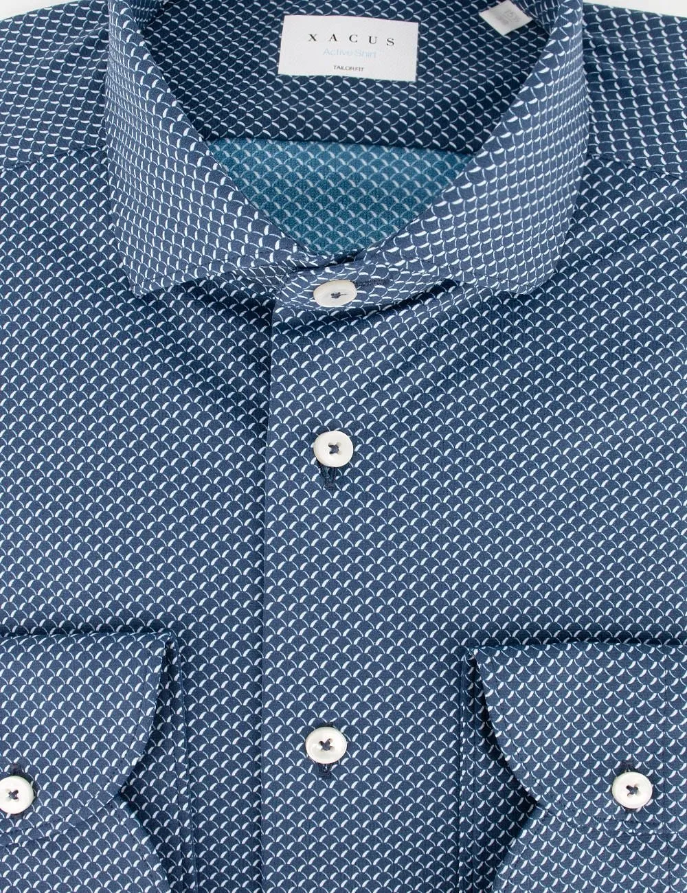 Xacus Non Iron Patterned Shirt