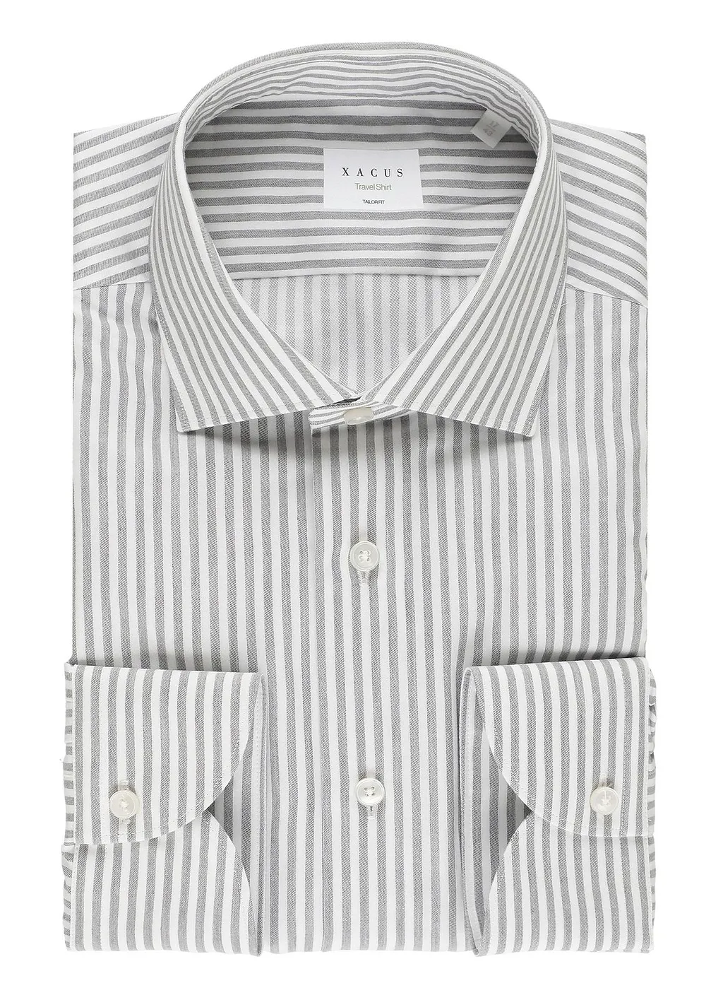 Xacus Striped Long-Sleeve Shirt