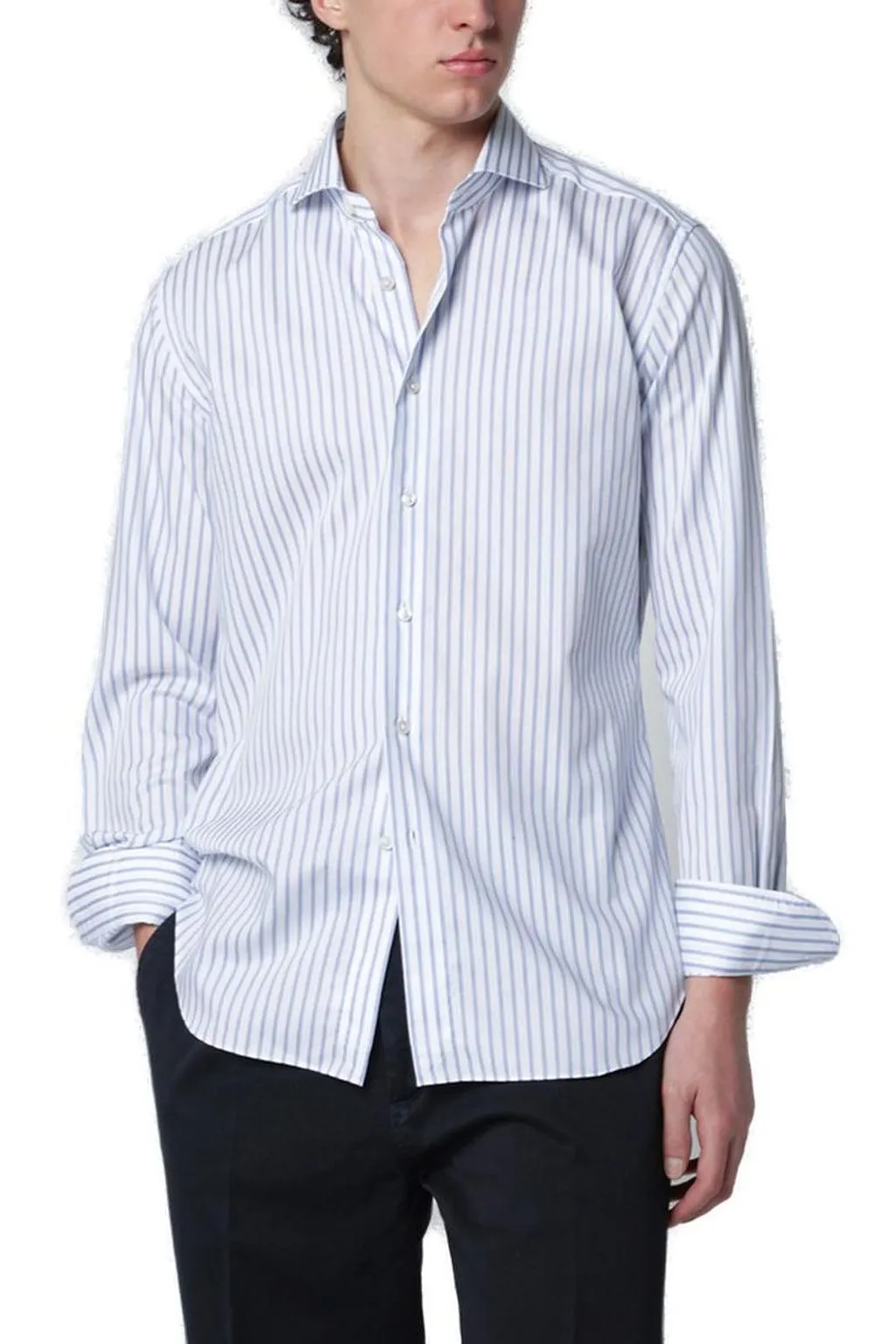 Xacus Striped Long-Sleeved Shirt