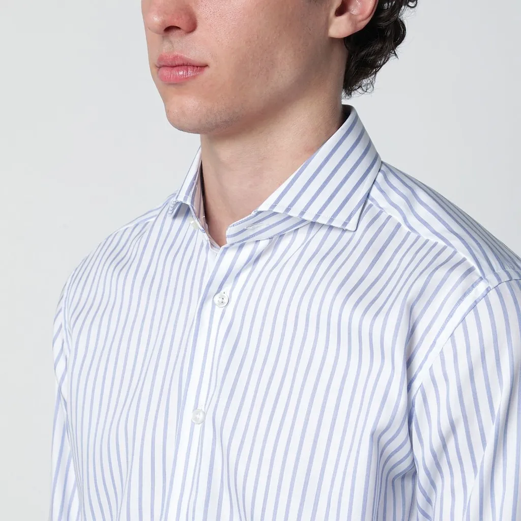 Xacus Striped Long-Sleeved Shirt