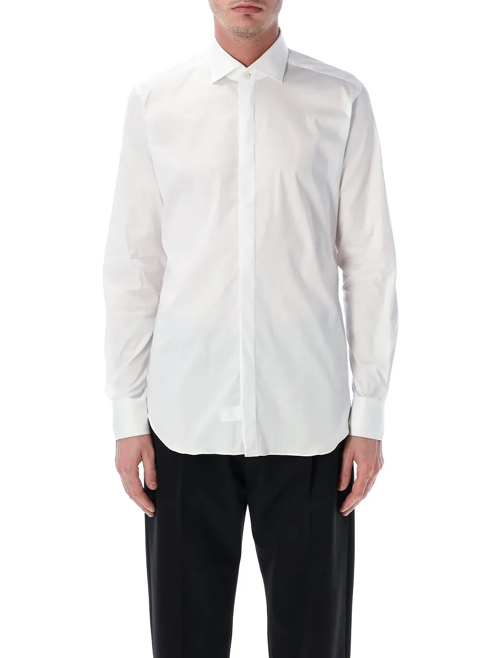 Xacus Tailor Concealed-Placket Shirt