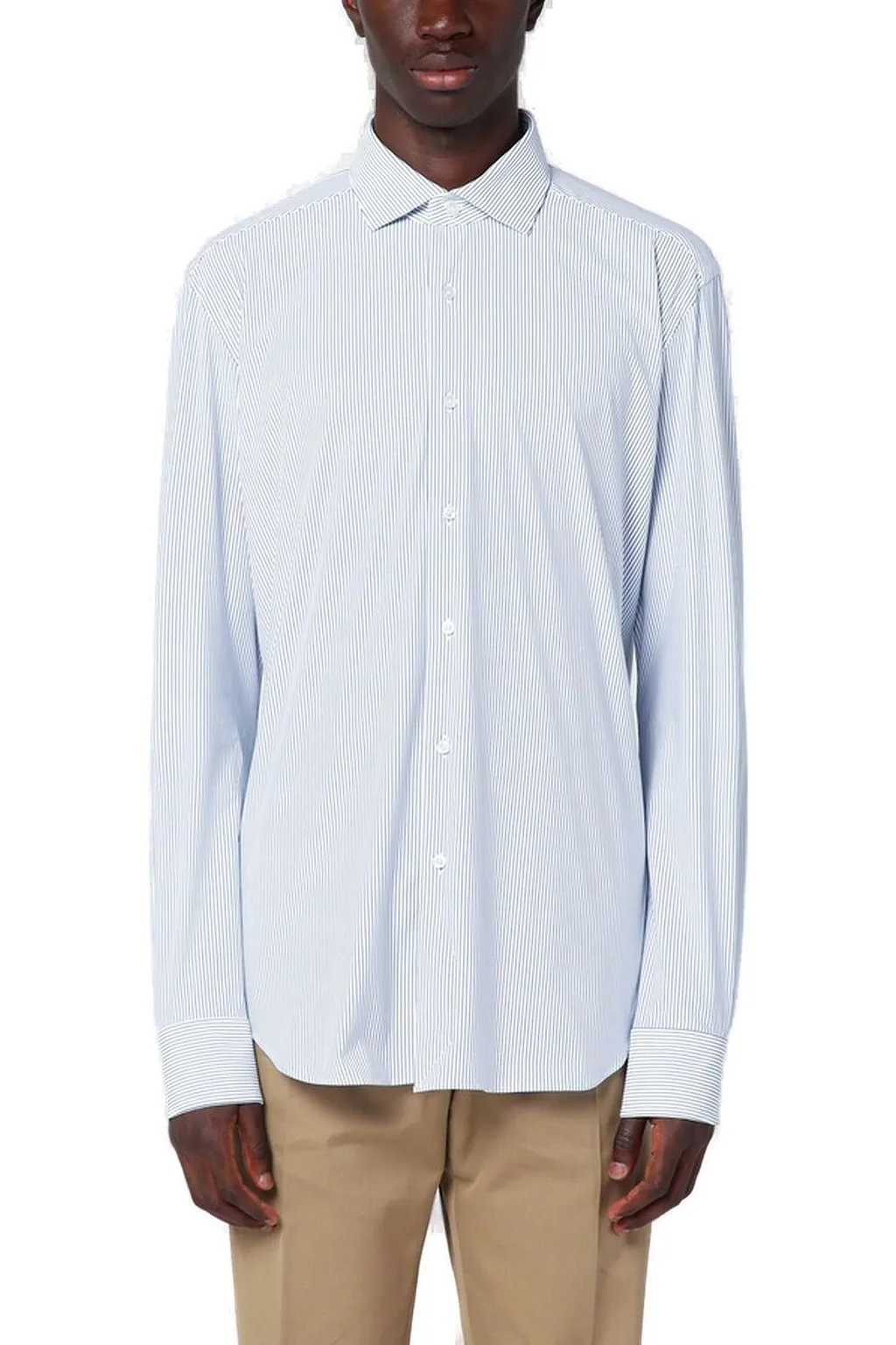 Xacus Striped Long-Sleeved Shirt