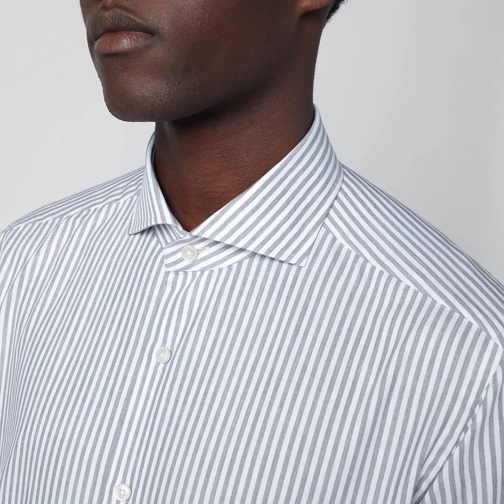 Xacus Striped Tailored Shirt