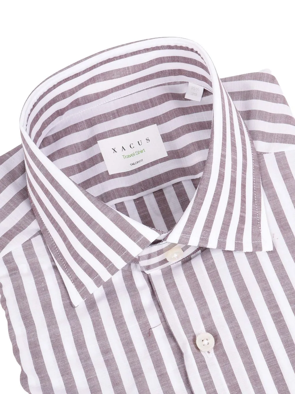 Xacus Travel Long-Sleeved Striped Shirt