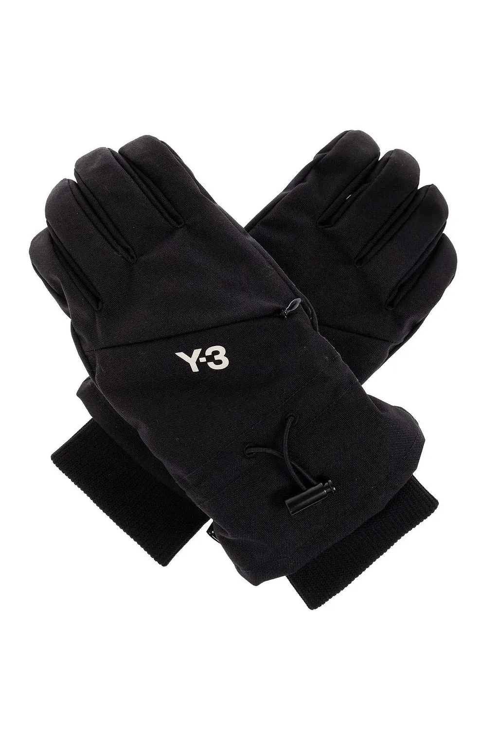 Y-3 Logo Cuffed Gloves
