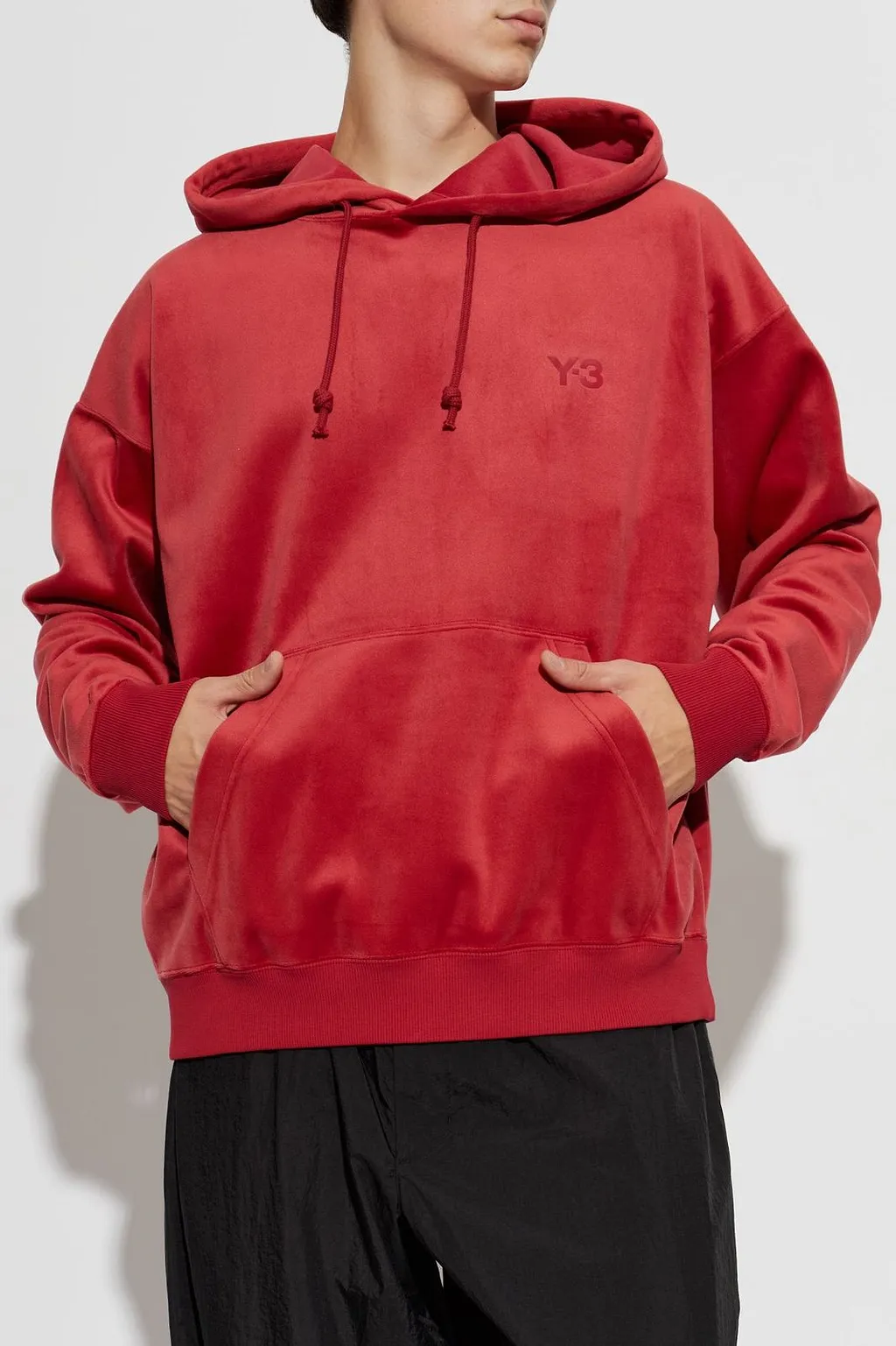 Y-3 Logo Fleece Hoodie